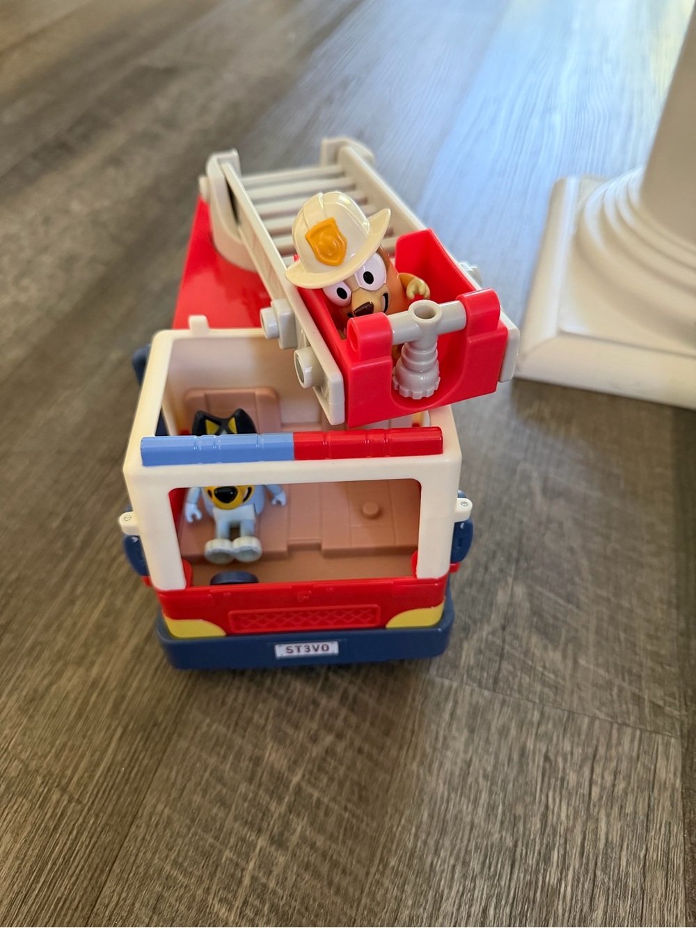 Red and White Kids Fire Rescue Playset with Figures